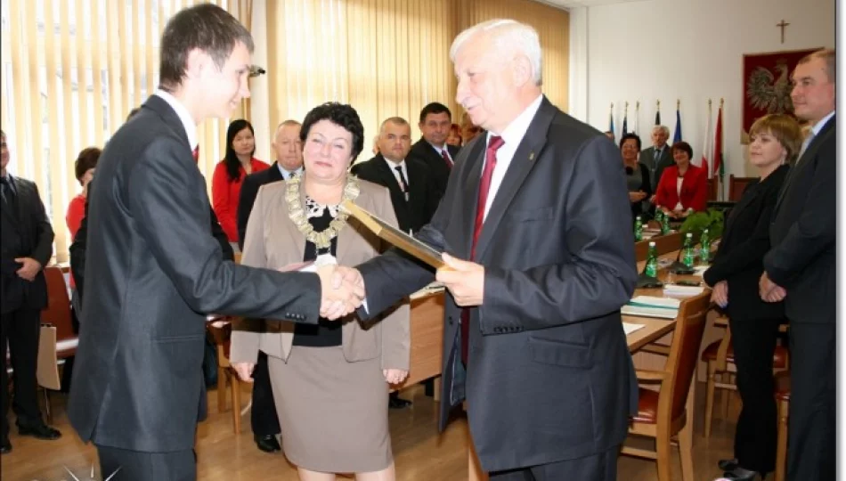 Marcin Wrona otrzymał Nagrodę Burmistrza Miasta Limanowa - zdjęcie 1