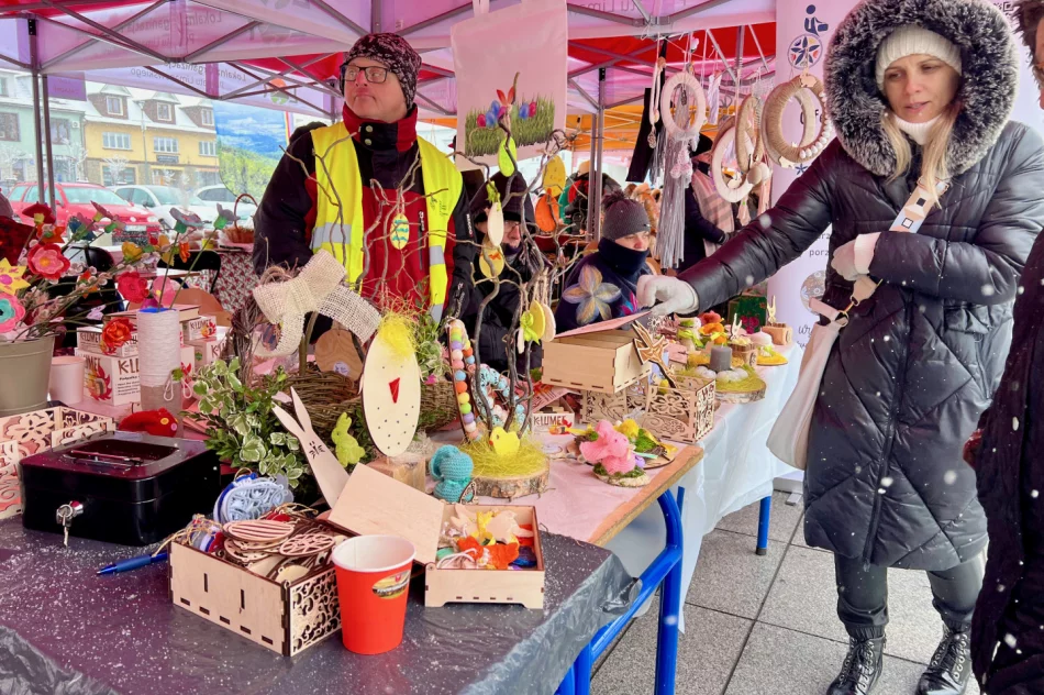 Kiermasz wielkanocny okraszony… śniegiem - zdjęcie 7