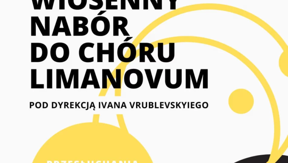 Wiosenny nabór do Chóru „LimaNovum” - zdjęcie 1