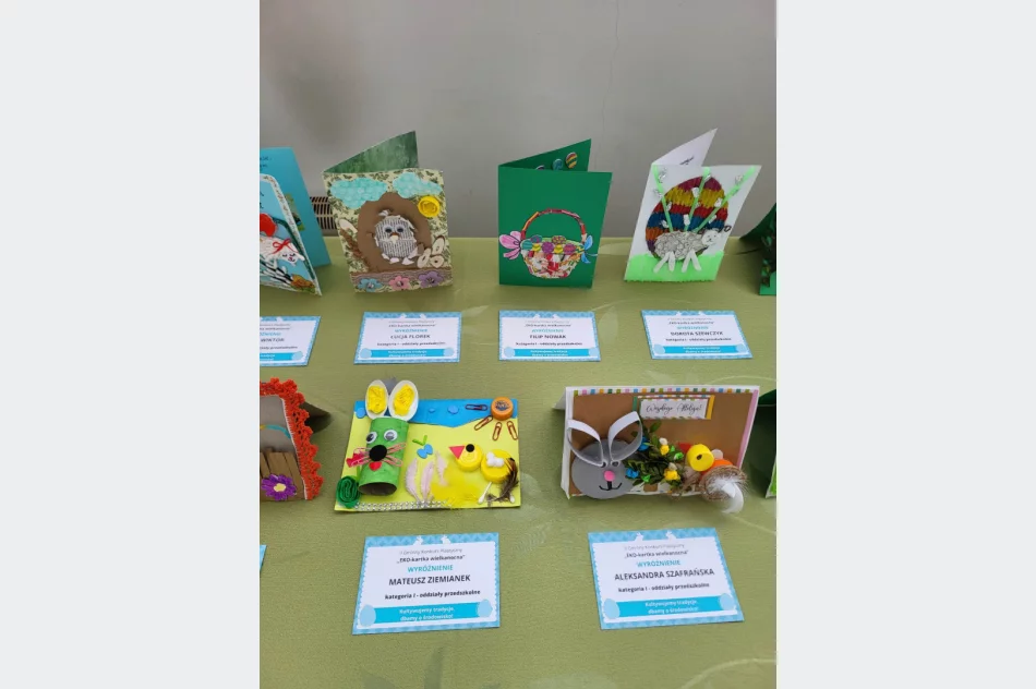 II Gminny Konkurs Plastyczny „EKO- kartka wielkanocna” - zdjęcie 7