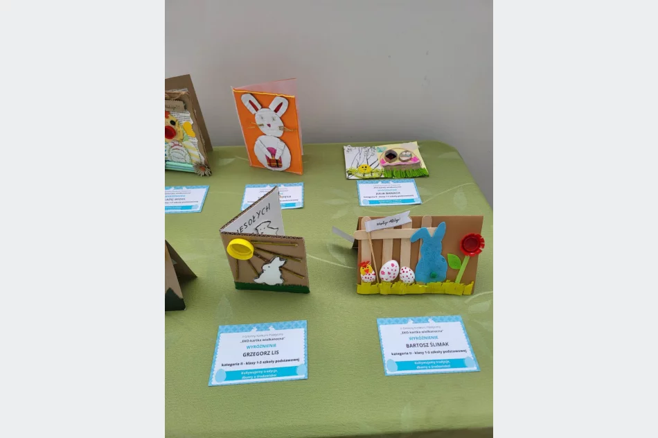 II Gminny Konkurs Plastyczny „EKO- kartka wielkanocna” - zdjęcie 8