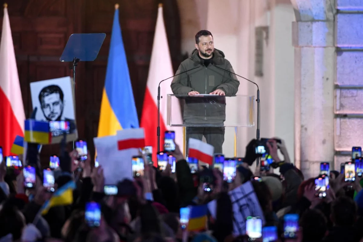 Prezydent Zełenski: Rosja nie wygra w Europie, kiedy Ukrainiec i Polak stoją ramię w ramię