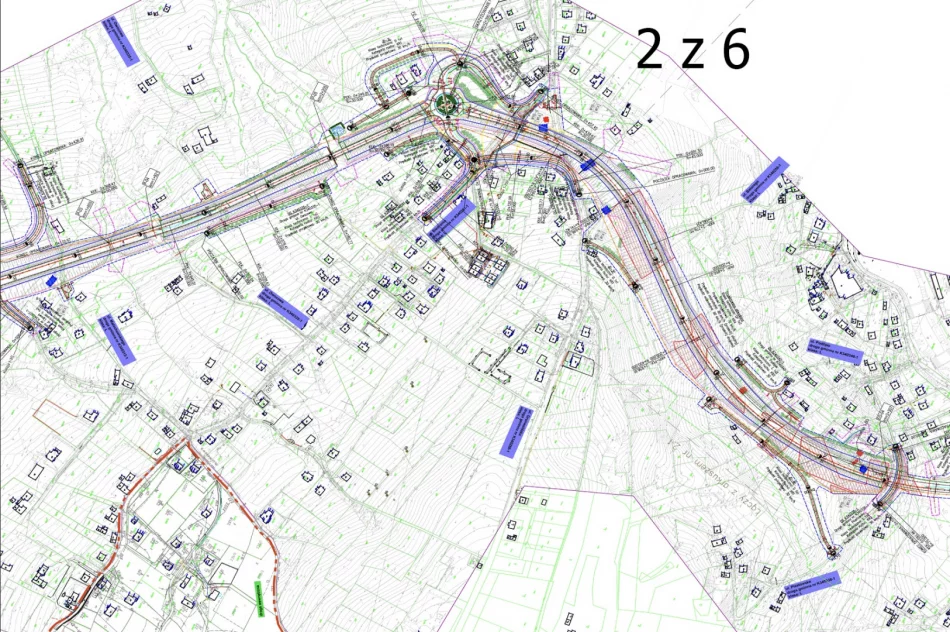 Mapa przebiegu obwodnicy w Limanowej - zdjęcie 4