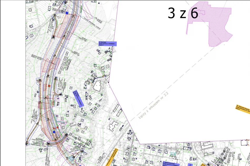 Mapa przebiegu obwodnicy w Limanowej - zdjęcie 5