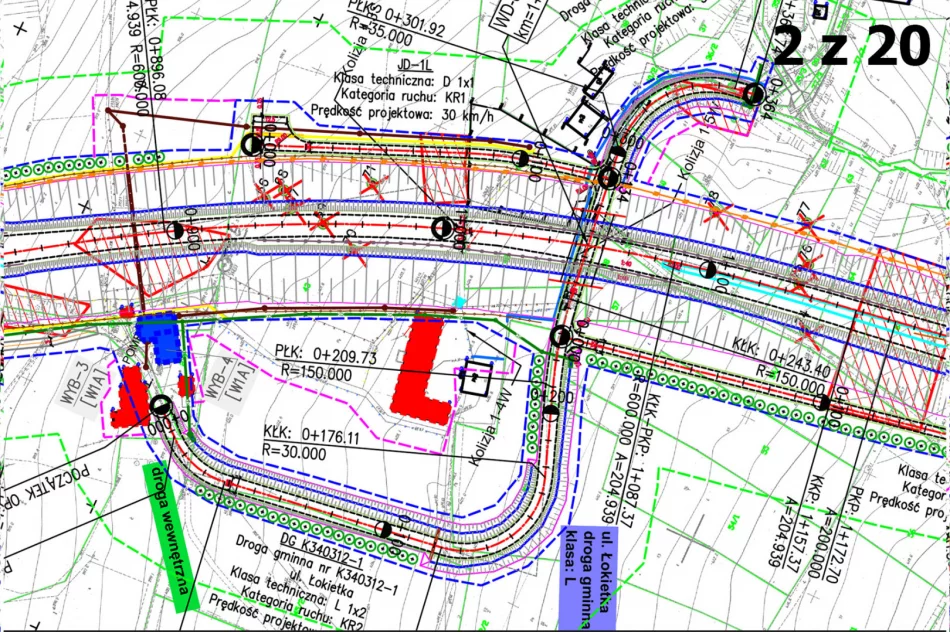Mapa przebiegu obwodnicy w Limanowej - zdjęcie 10