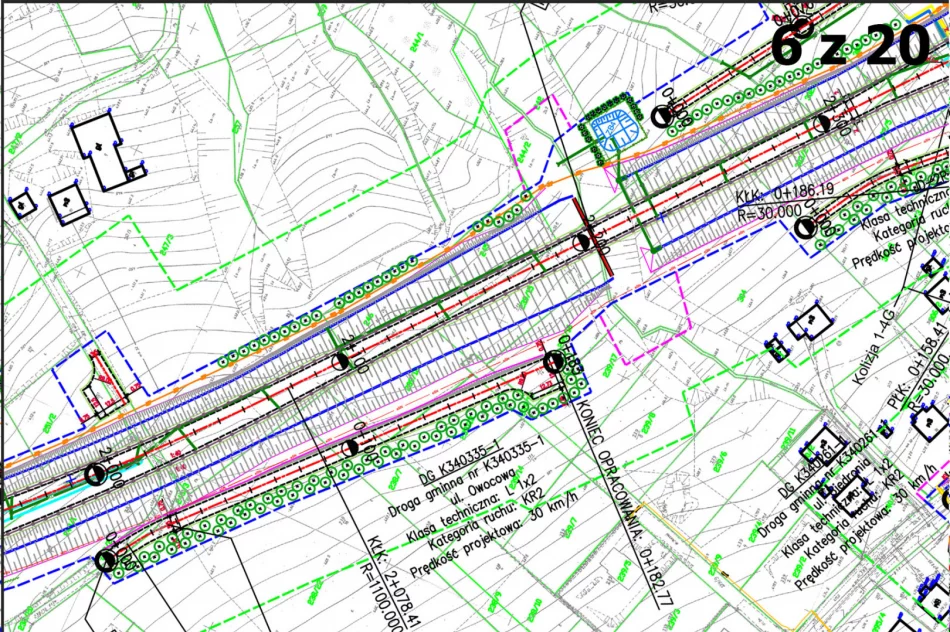 Mapa przebiegu obwodnicy w Limanowej - zdjęcie 14