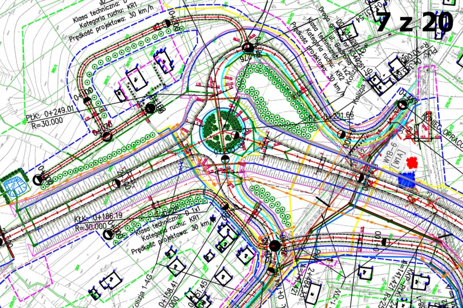 Mapa przebiegu obwodnicy w Limanowej - zdjęcie 15