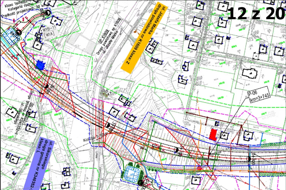 Mapa przebiegu obwodnicy w Limanowej - zdjęcie 20