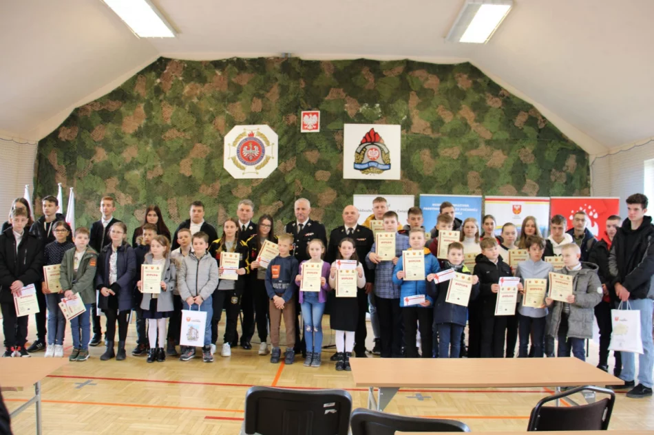 Młodzież wykazała się wiedzą o zapobieganiu pożarom - zdjęcie 3