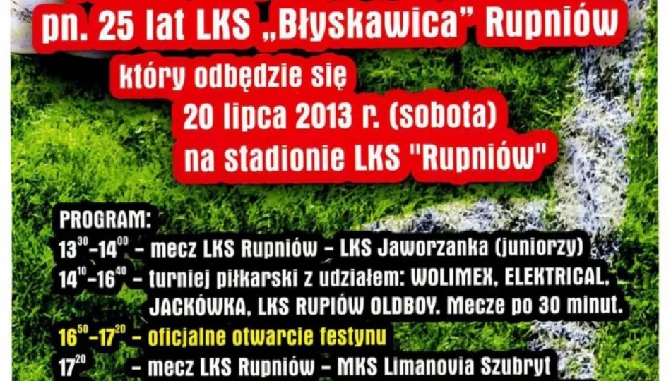 25 lat LKS 'Błyskawica' Rupniów - zdjęcie 1