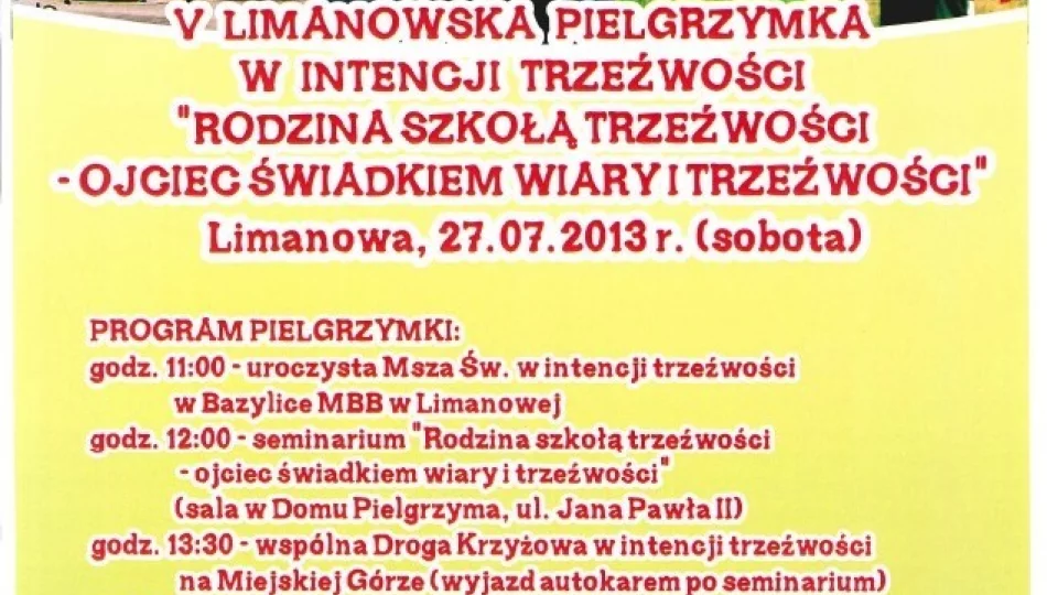 Pielgrzymka w intencji Trzeźwości - zdjęcie 1