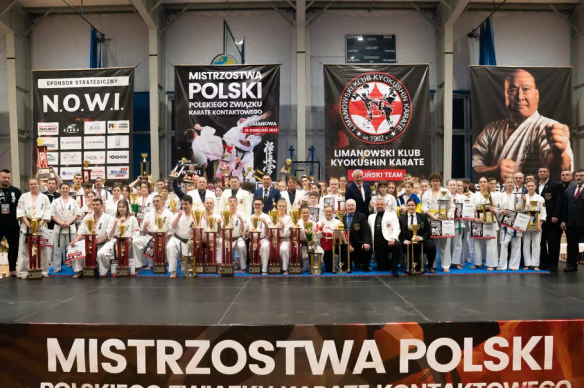 Sukces organizacyjny oraz sportowy Limanowskiego Klubu Kyokushin Karate na Mistrzostwach Polski Polskiego Związku Karate Kontaktowego