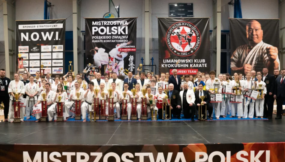 Sukces organizacyjny oraz sportowy Limanowskiego Klubu Kyokushin Karate na Mistrzostwach Polski Polskiego Związku Karate Kontaktowego - zdjęcie 1