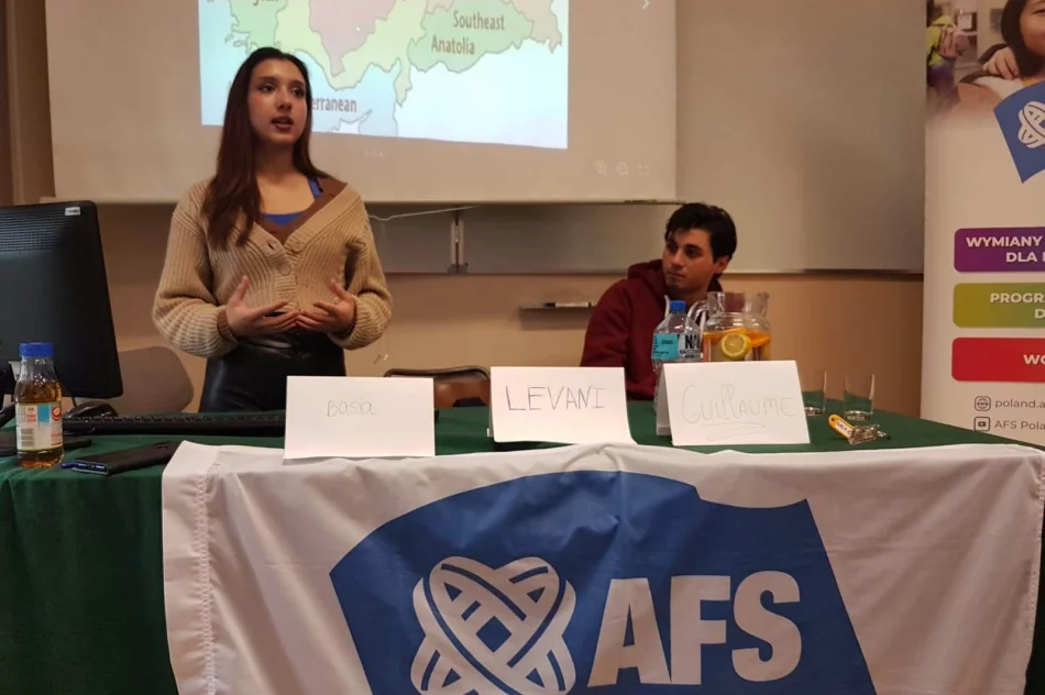 Spotkanie z wolontariuszami AFS, czyli kawałek świata w ZSTI - zdjęcie 7