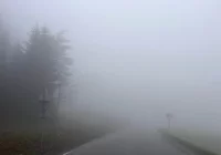 Gęsta mgła z ograniczoną widocznością - zdjęcie główne