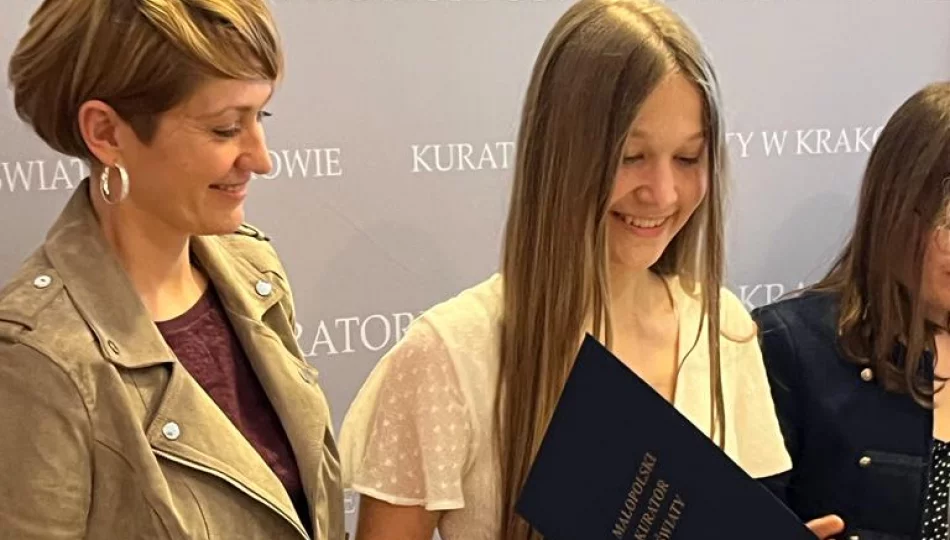 Julia Banat laureatką Małopolskiego Konkursu Języka Angielskiego - zdjęcie 1