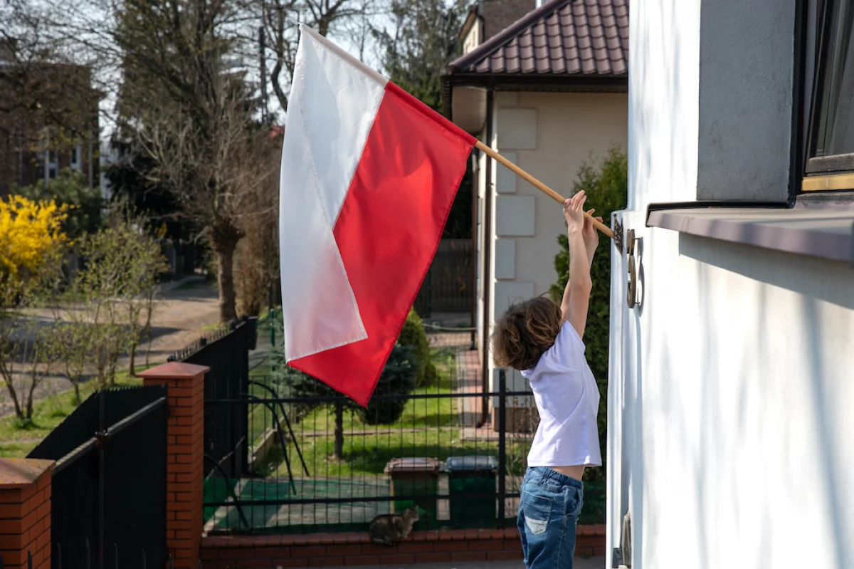 Będą rozdawać flagi