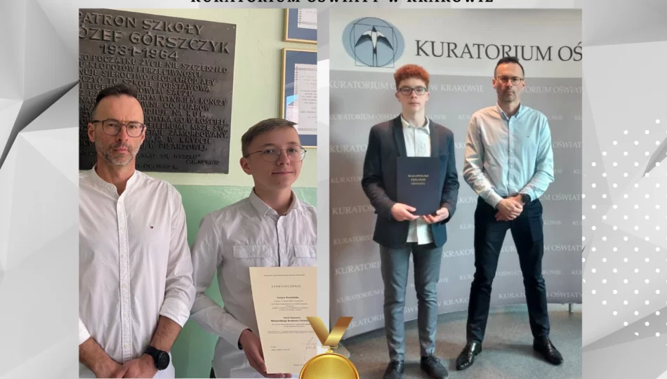 Antoni Juszczak i Lucjan Piechówka Laureatami Małopolskiego Konkursu Chemicznego - zdjęcie 1