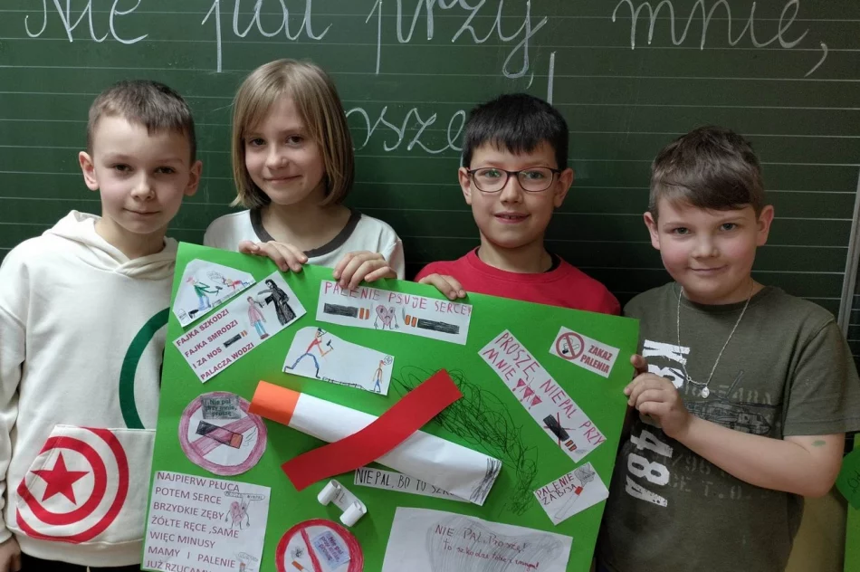 "Nie pal przy mnie, proszę!" Realizacja Programu Edukacji Antytytoniowej w Pasierbcu - zdjęcie 2