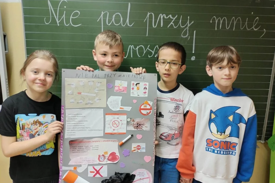 "Nie pal przy mnie, proszę!" Realizacja Programu Edukacji Antytytoniowej w Pasierbcu - zdjęcie 9