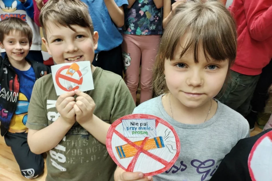 "Nie pal przy mnie, proszę!" Realizacja Programu Edukacji Antytytoniowej w Pasierbcu - zdjęcie 19