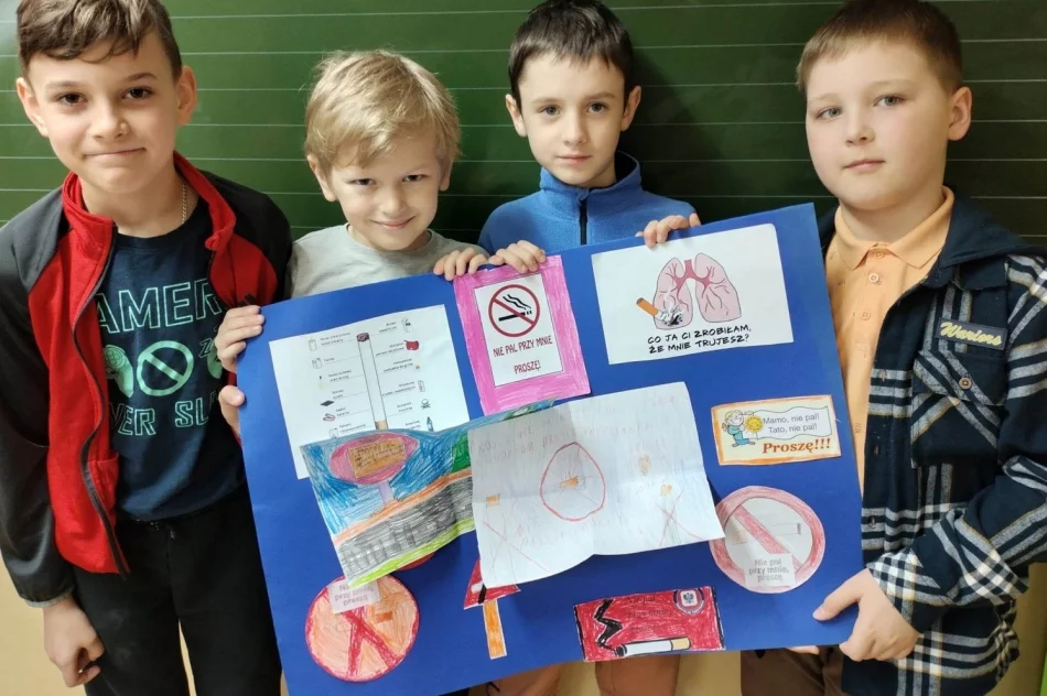 "Nie pal przy mnie, proszę!" Realizacja Programu Edukacji Antytytoniowej w Pasierbcu - zdjęcie 20