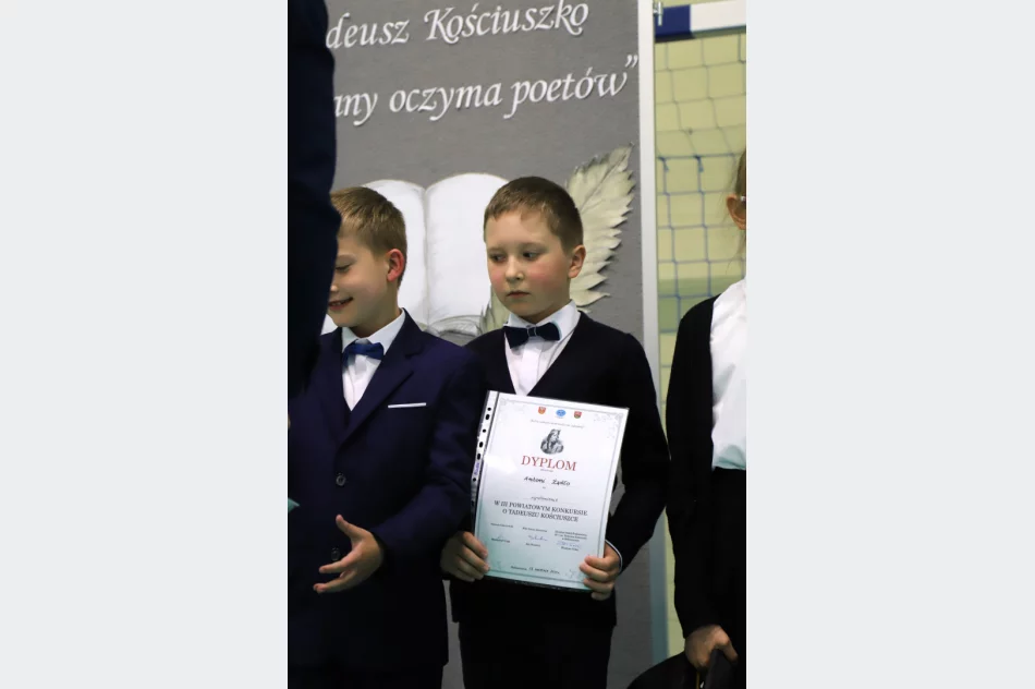 III Powiatowy Konkurs o Tadeuszu Kościuszce „Tadeusz Kościuszko widziany oczyma poetów” - zdjęcie 13