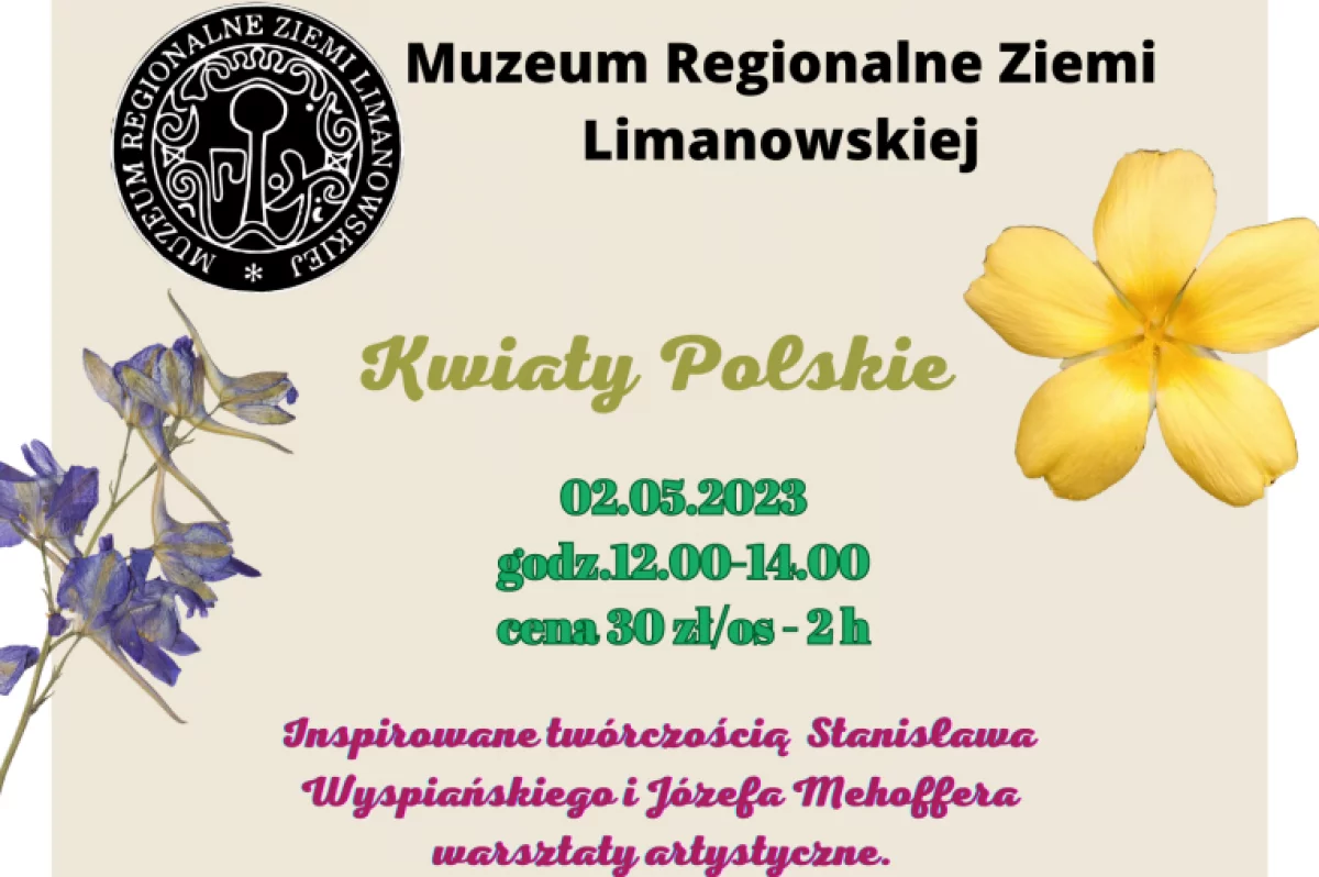 Muzeum zaprasza na wiosenne warsztaty artystyczne „Kwiaty Polskie”