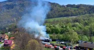Pożar budynku w Młynnem - zdjęcie 3