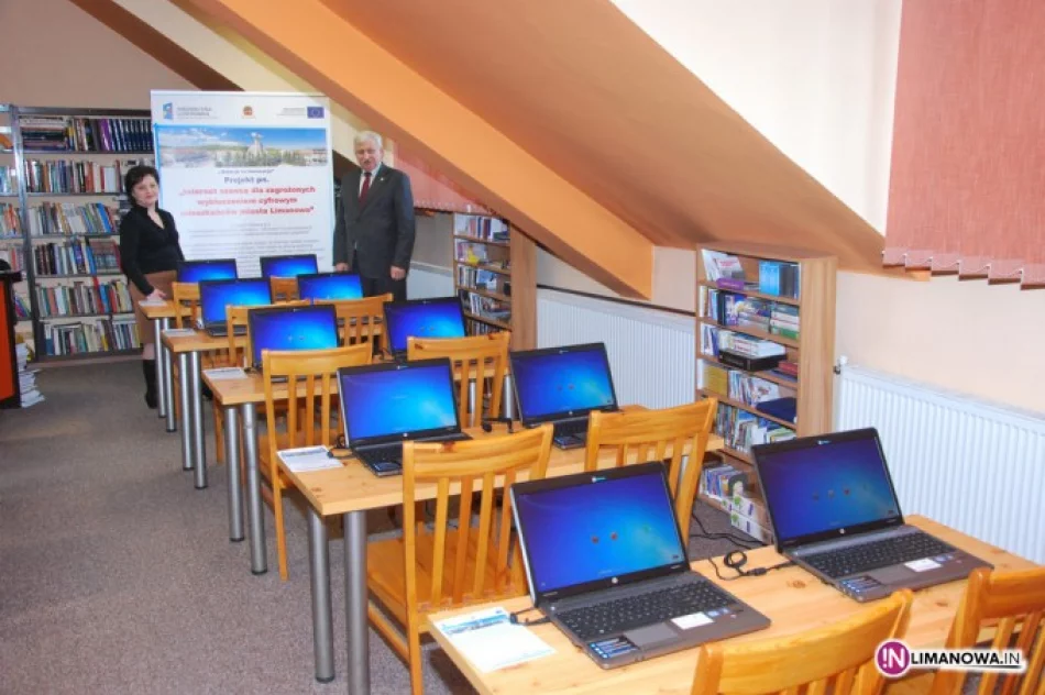 „Internet szansą dla zagrożonych wykluczeniem cyfrowym mieszkańców miasta Limanowa” - zdjęcie 2