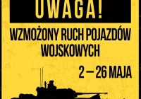 Komunikat wojska: wzmożony ruch pojazdów wojskowych. Czego nie wolno robić? - zdjęcie główne