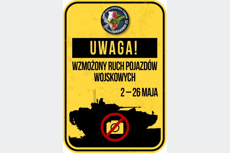 Komunikat wojska: wzmożony ruch pojazdów wojskowych. Czego nie wolno robić? - zdjęcie 2