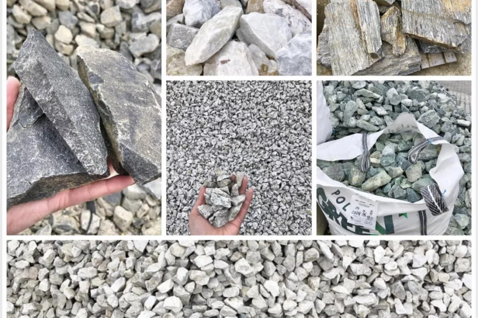 Kamienie ogrodowe, kamienie ozdobne, ogrodzenia panelowe, pustaki ogrodzeniowe, kruszywa - skład Bulik kamienie ogrodowe Mordarka k. Limanowej - zdjęcie 6