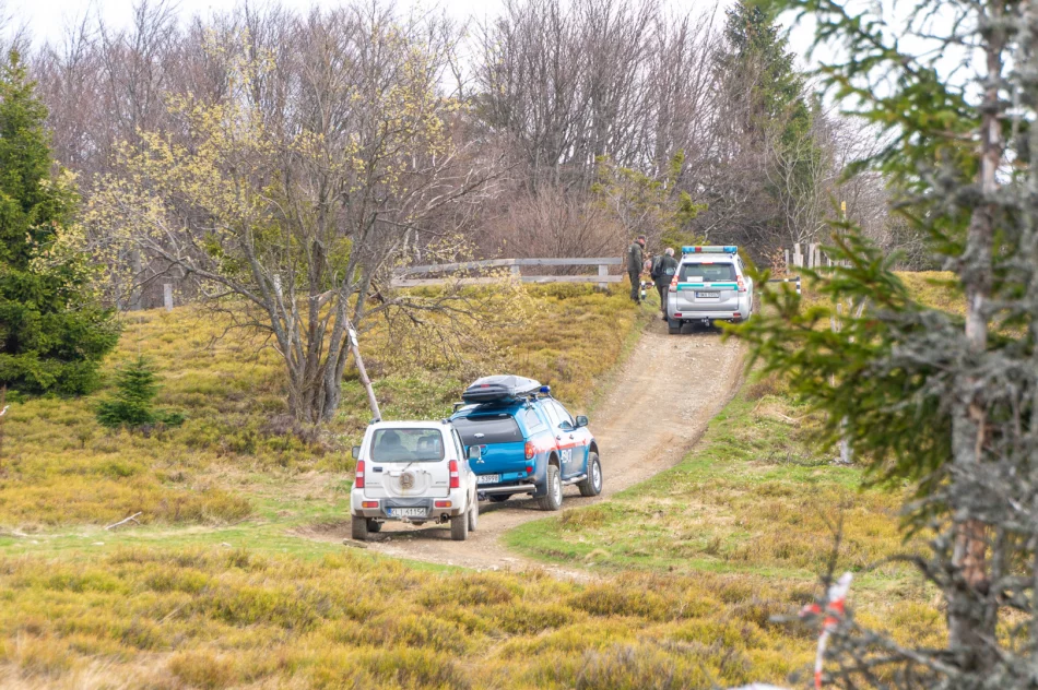 Kontrowersyjne otwarcie sezonu turystycznego na Mogielicy - politycy i samorządowcy... samochodami - zdjęcie 6