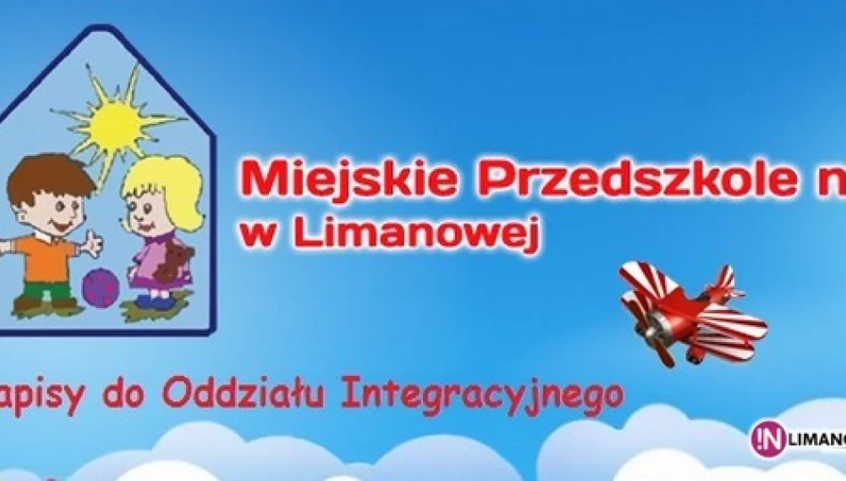 Zapisy dzieci w wieku przedszkolnym do Oddziału Integracyjnego - zdjęcie 1