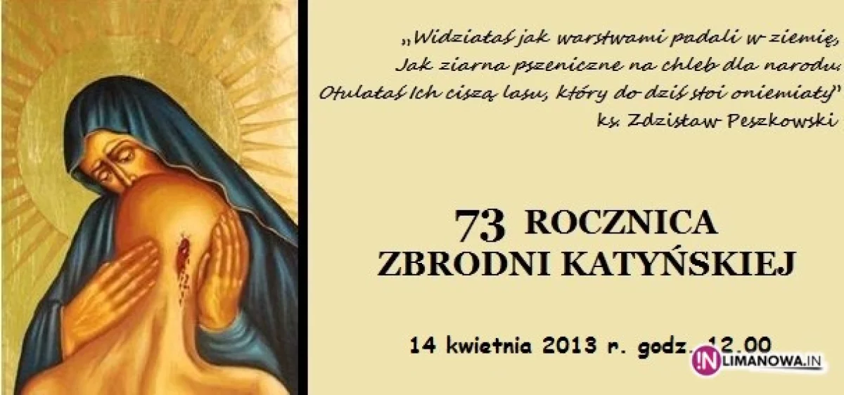 Obchody 73. rocznicy zbrodni katyńskiej