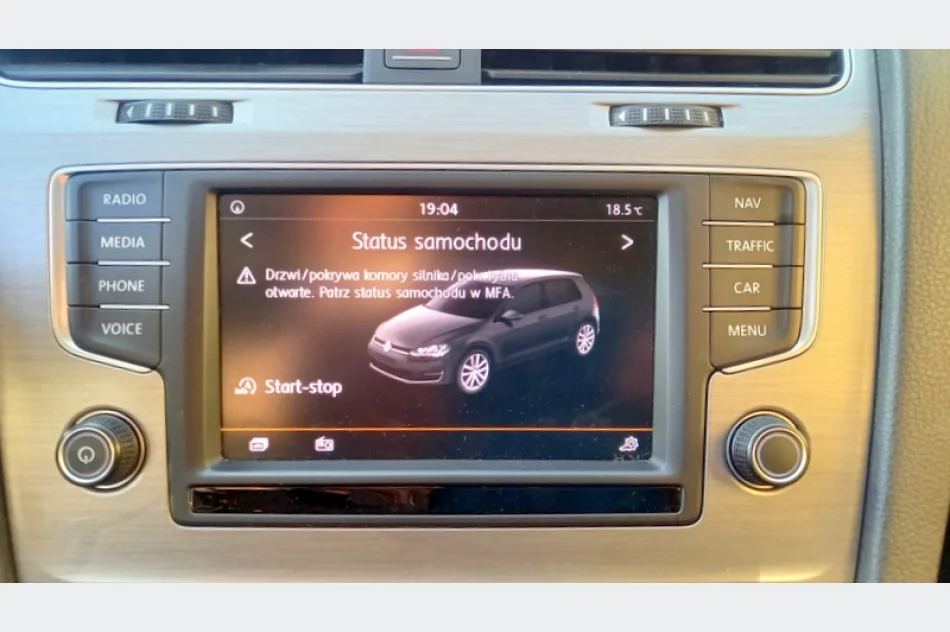 VOLKSWAGEN GOLF VII -1,6tdi bez korozji kompl. dok. serwis-zarejestrowany  fv-vat - zdjęcie 21