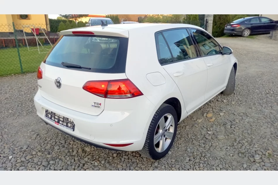 VOLKSWAGEN GOLF VII -1,6tdi bez korozji kompl. dok. serwis-zarejestrowany  fv-vat - zdjęcie 5