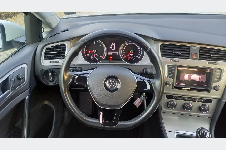 VOLKSWAGEN GOLF VII -1,6tdi bez korozji kompl. dok. serwis-zarejestrowany  fv-vat - zdjęcie 12