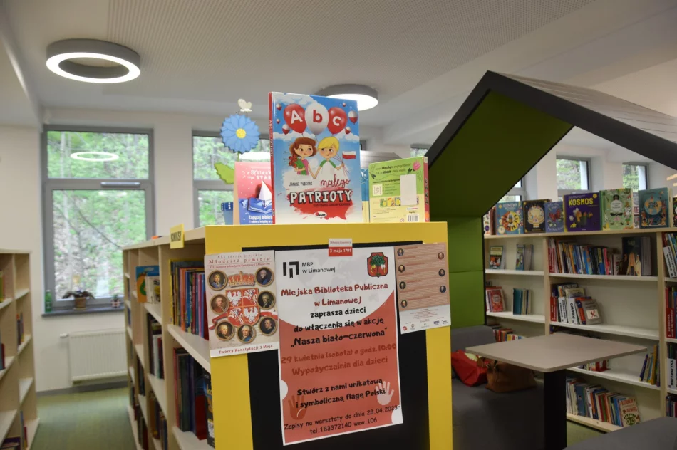 W Bibliotece odbyły się warsztaty pt.: „Nasza biało – czerwona” - zdjęcie 10