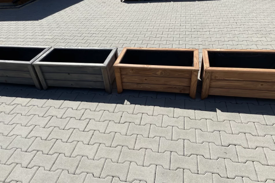 Donice doniczki ogrodowe drewniane - zdjęcie 2