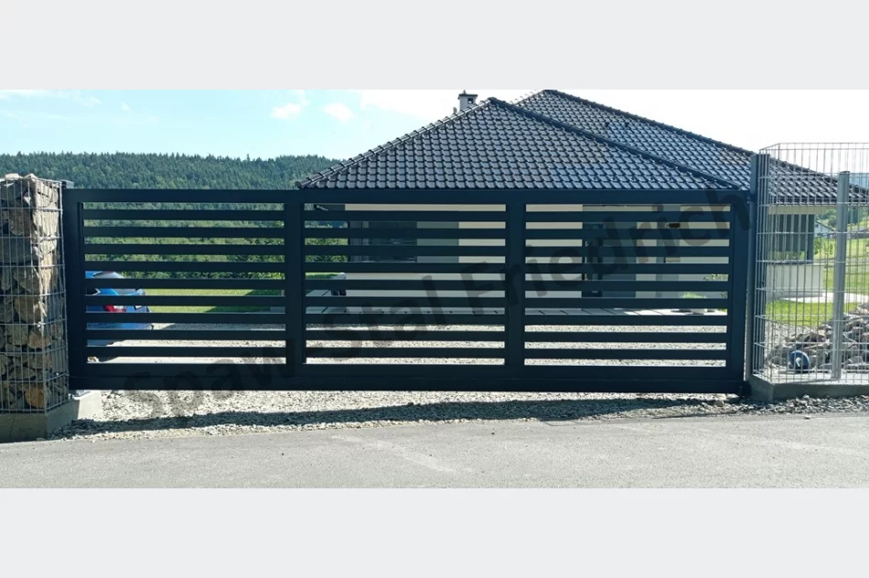 Bramy, balustrady,zadaszenia,schody-stal czarna i aluminium - zdjęcie 4