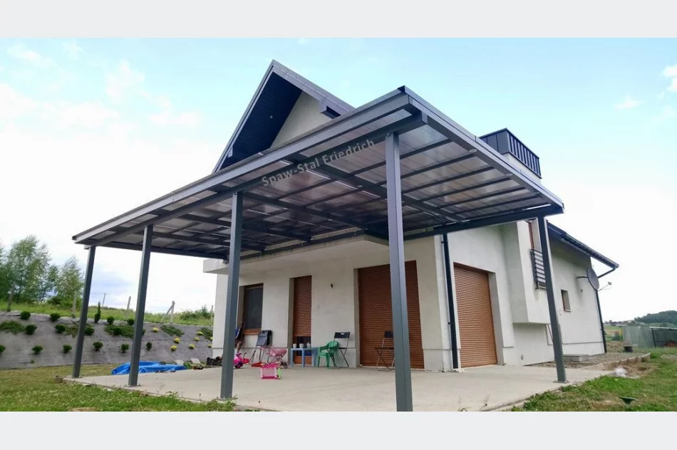 Bramy, balustrady,zadaszenia,schody-stal czarna i aluminium - zdjęcie 6