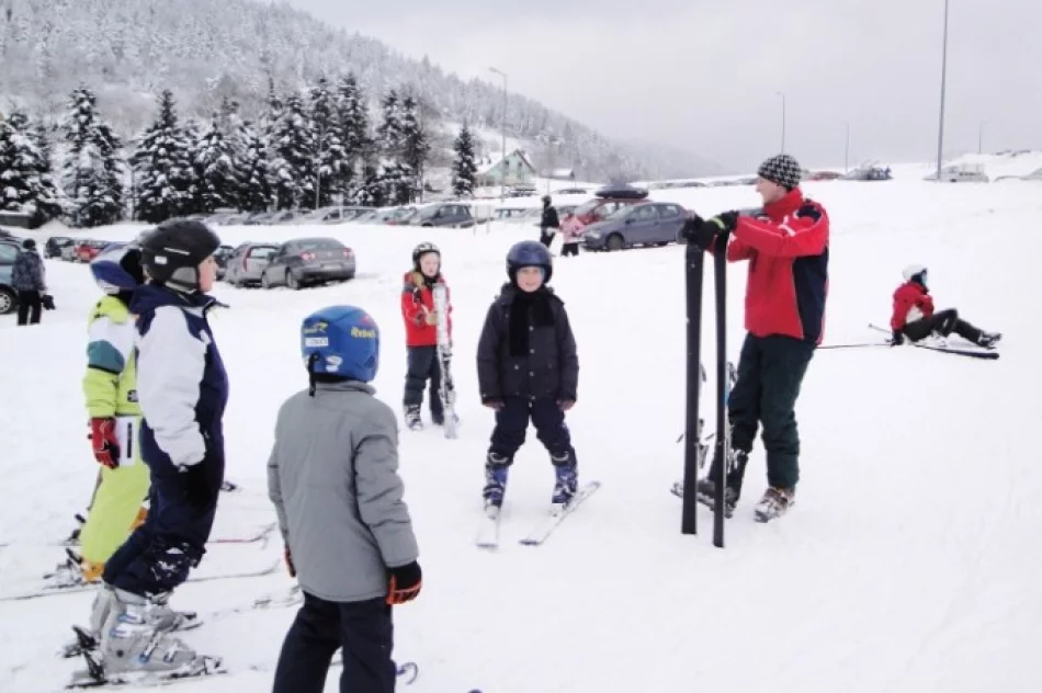 Trzecioklasiści z 'dwójki' na stoku - zdjęcie 3