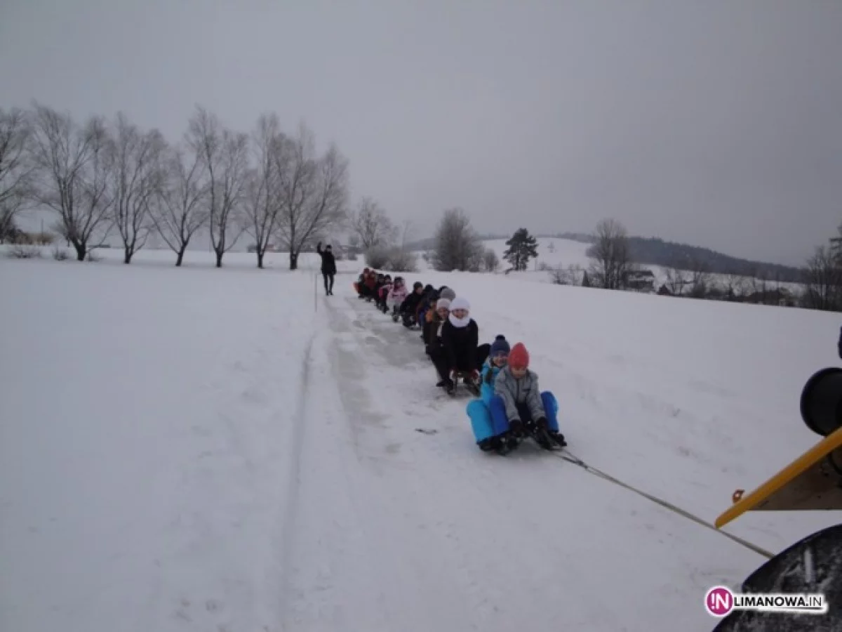 Kulig dla uczniów ZSS nr 2 w Limanowej