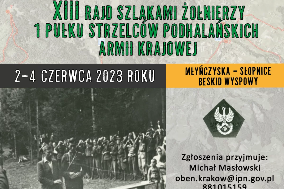 Młodzież przejdzie szlakami partyzantów