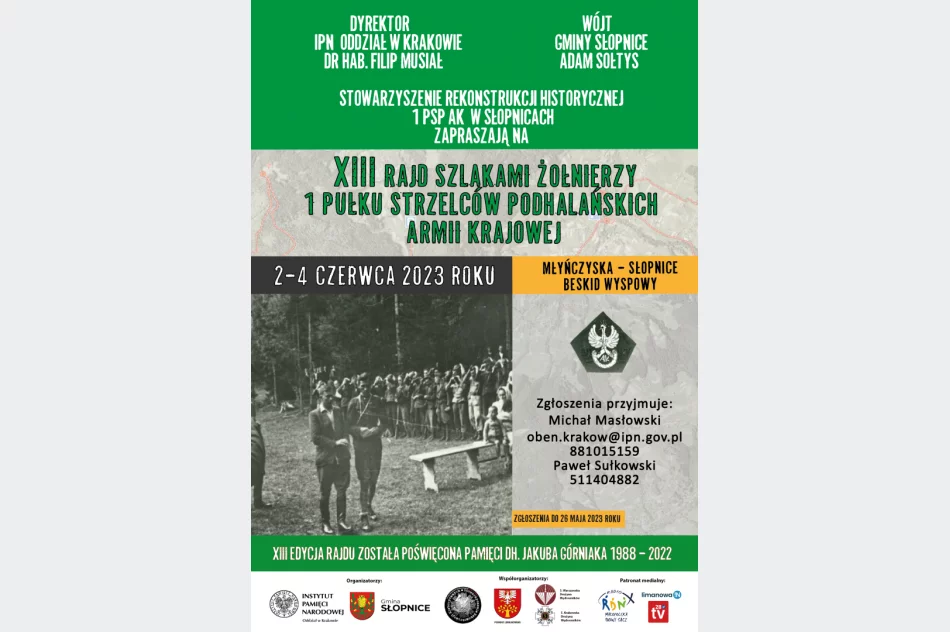 Młodzież przejdzie szlakami partyzantów - zdjęcie 2