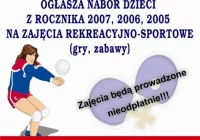 Zaproszenie na zajęcia rekreacyjno-sportowe - zdjęcie główne