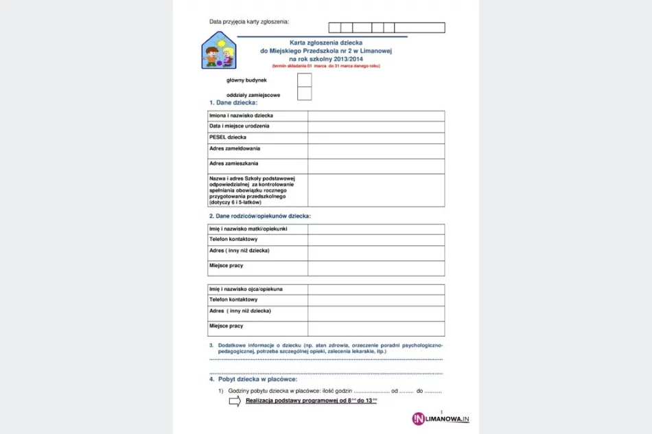 Miejskie Przedszkole Nr 2 ogłasza nabór ! - zdjęcie 2