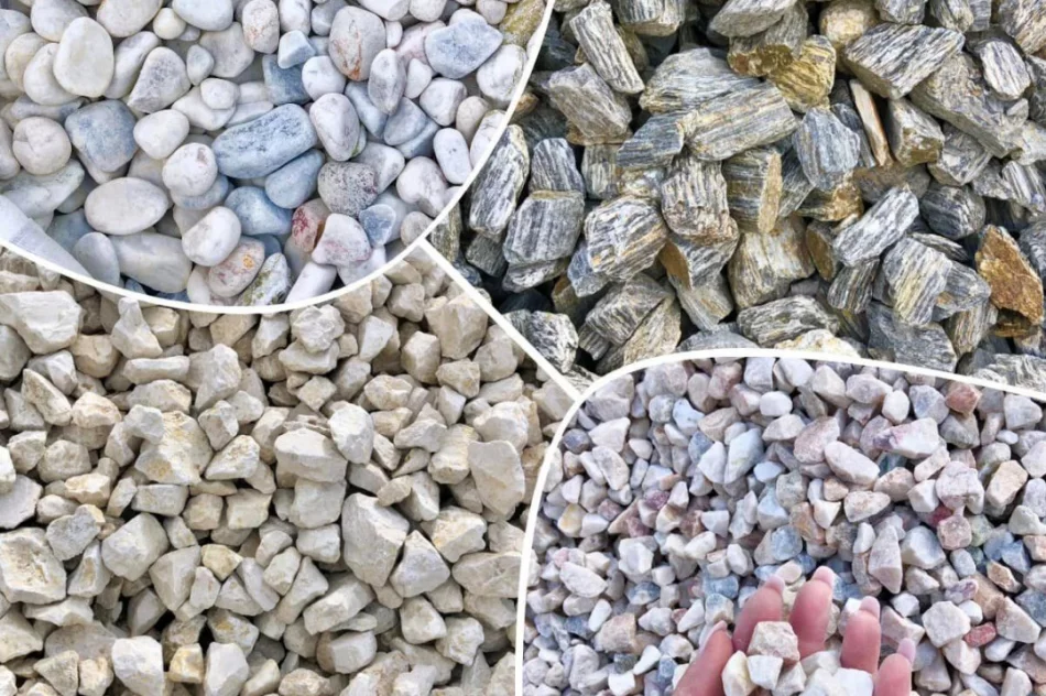 Kamienie ogrodowe, kamienie ozdobne, ogrodzenia panelowe, pustaki ogrodzeniowe, kruszywa - skład Bulik kamienie ogrodowe Mordarka k. Limanowej - zdjęcie 7